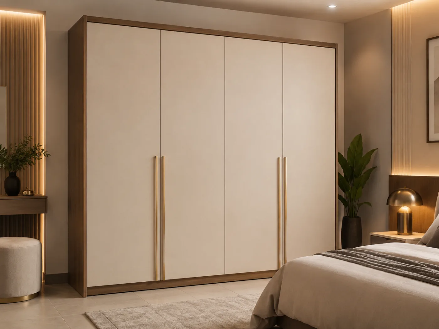 Aria 4-Door Wardrobe by Moon Furniture - custom-made wardrobe