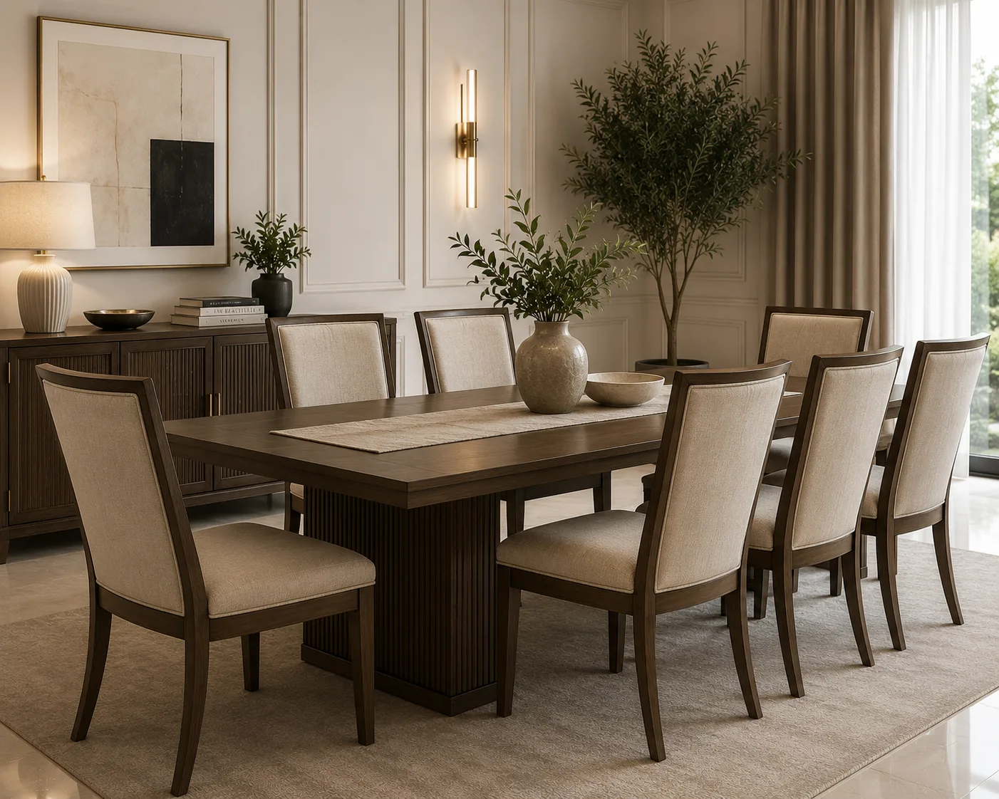 Classic Executive Dining Set custom-made furniture by Moon Furniture